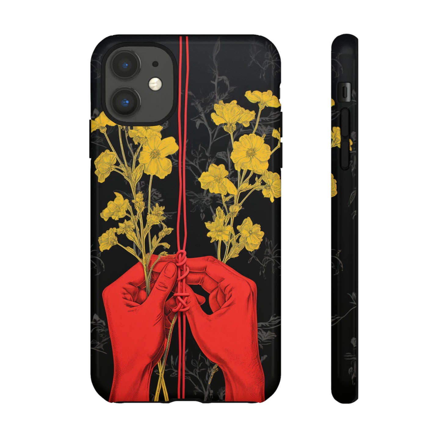 We Are All Connected Floral Phone Case