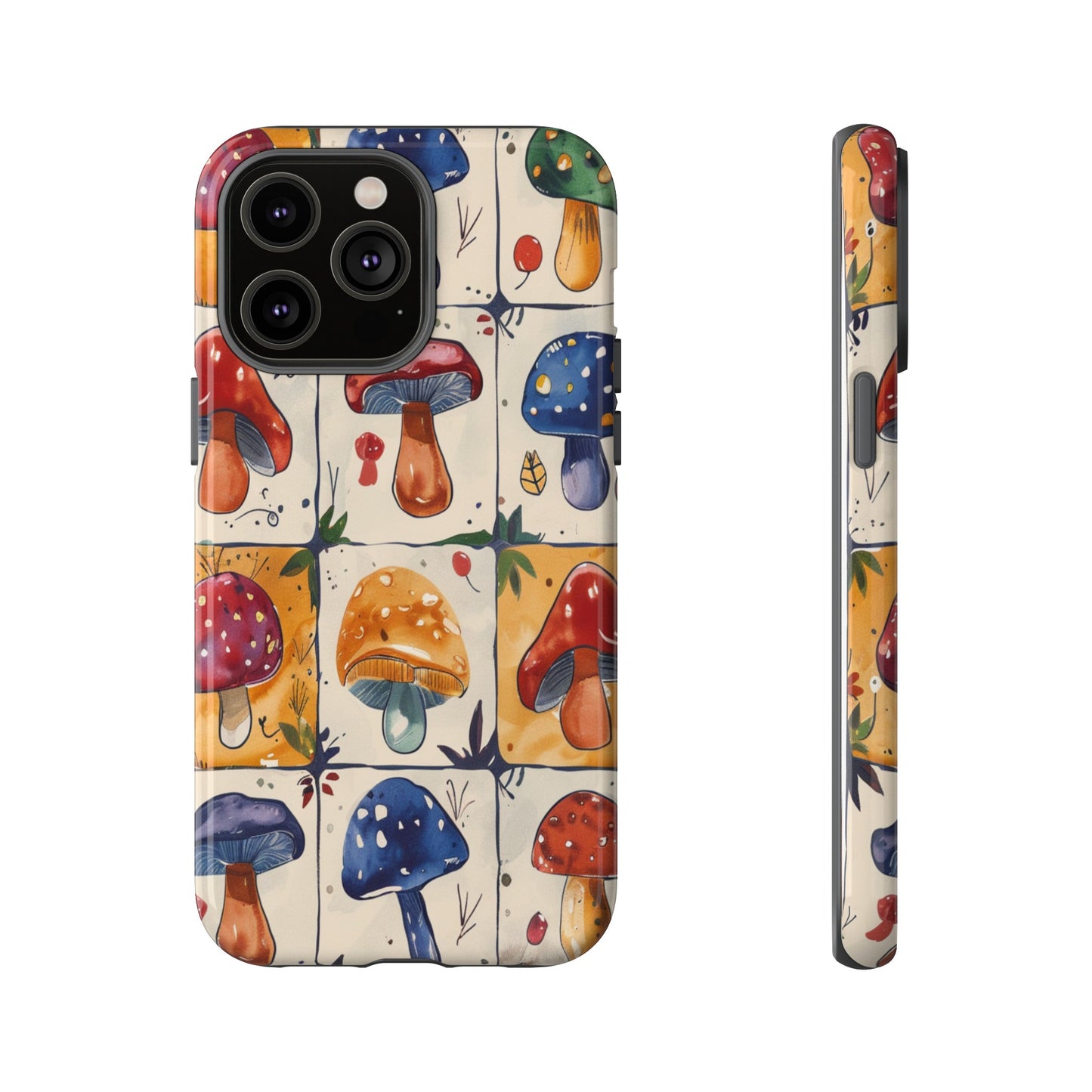 Trippy Magic Mushroom Toadstools Phone Case