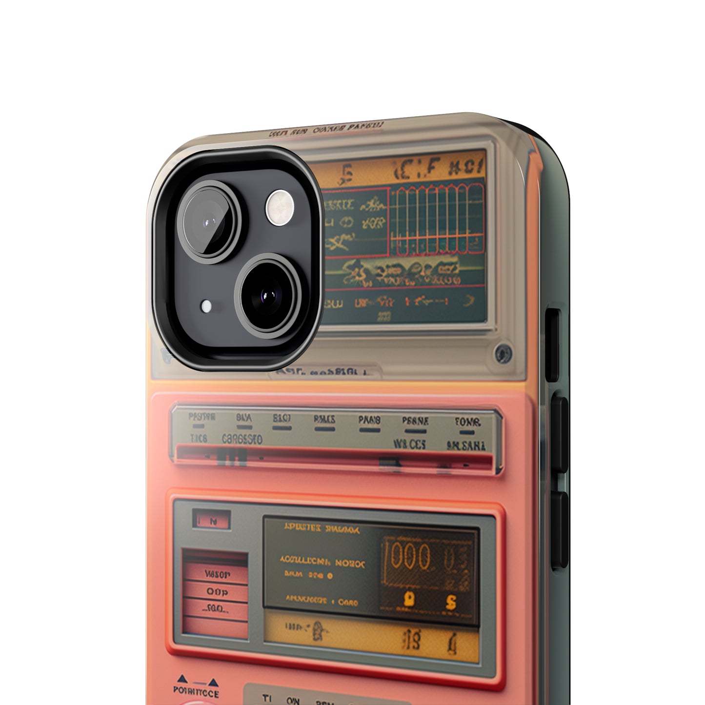 Cyberpunk Retro Walkman Nostalgia | Vintage Beats Revival iPhone Case