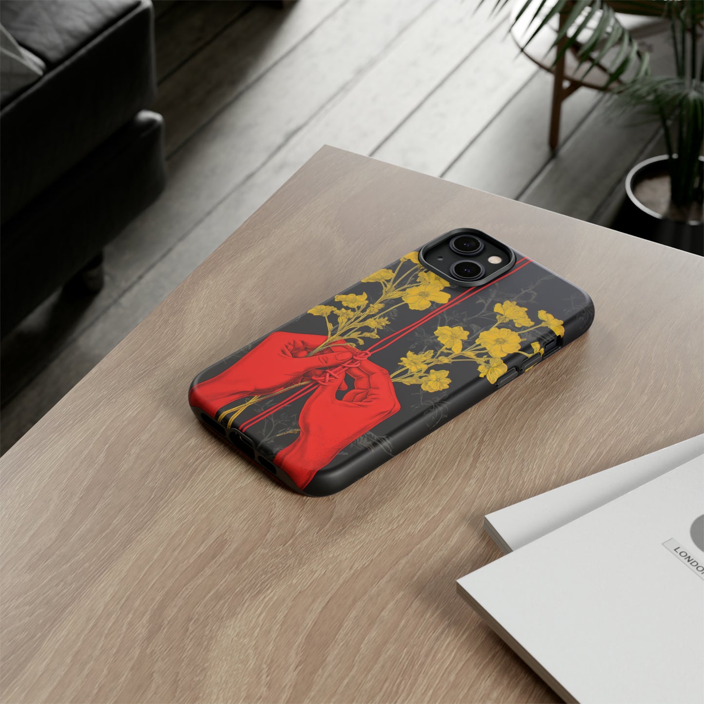 We Are All Connected Floral Phone Case