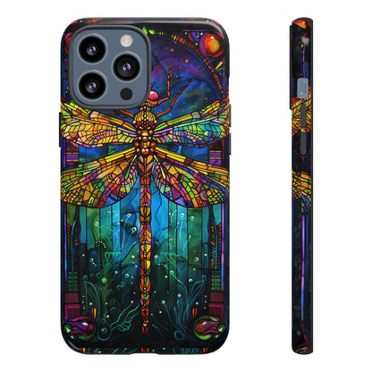 Art Deco Stained Glass Dragonfly Phone Cover