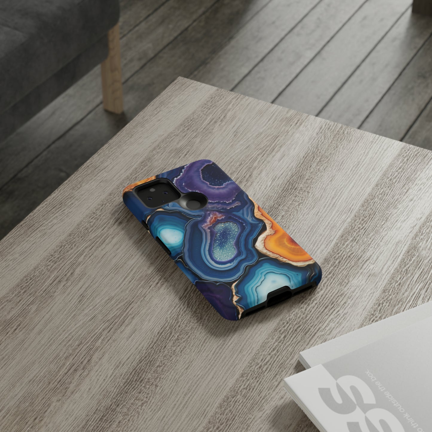 Agate Slice Geode Elegance: Natural Beauty Phone Case