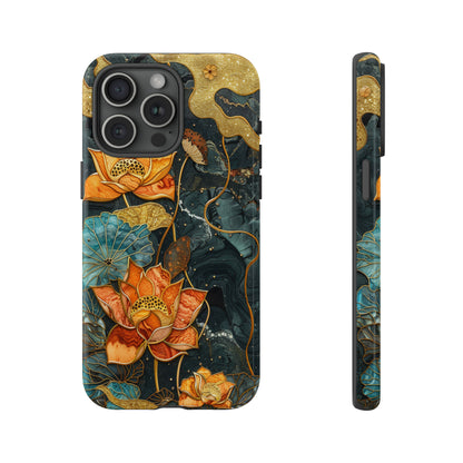 Chiyogami Floral Scroll Work Phone Case