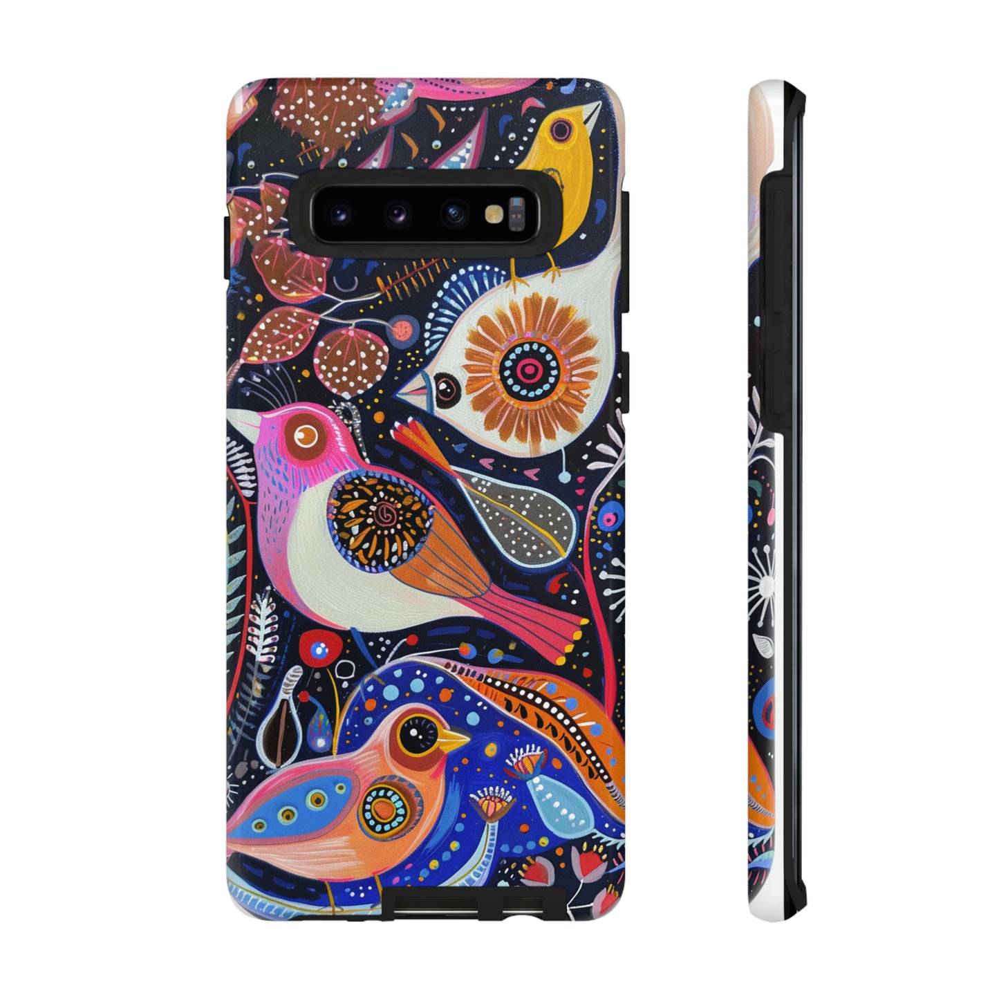 Mexican Style Bird Painting Phone Case