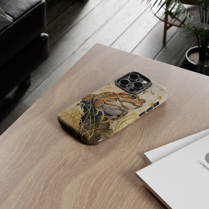 Toad on a Branch Japanese Style Art Painting Phone Case