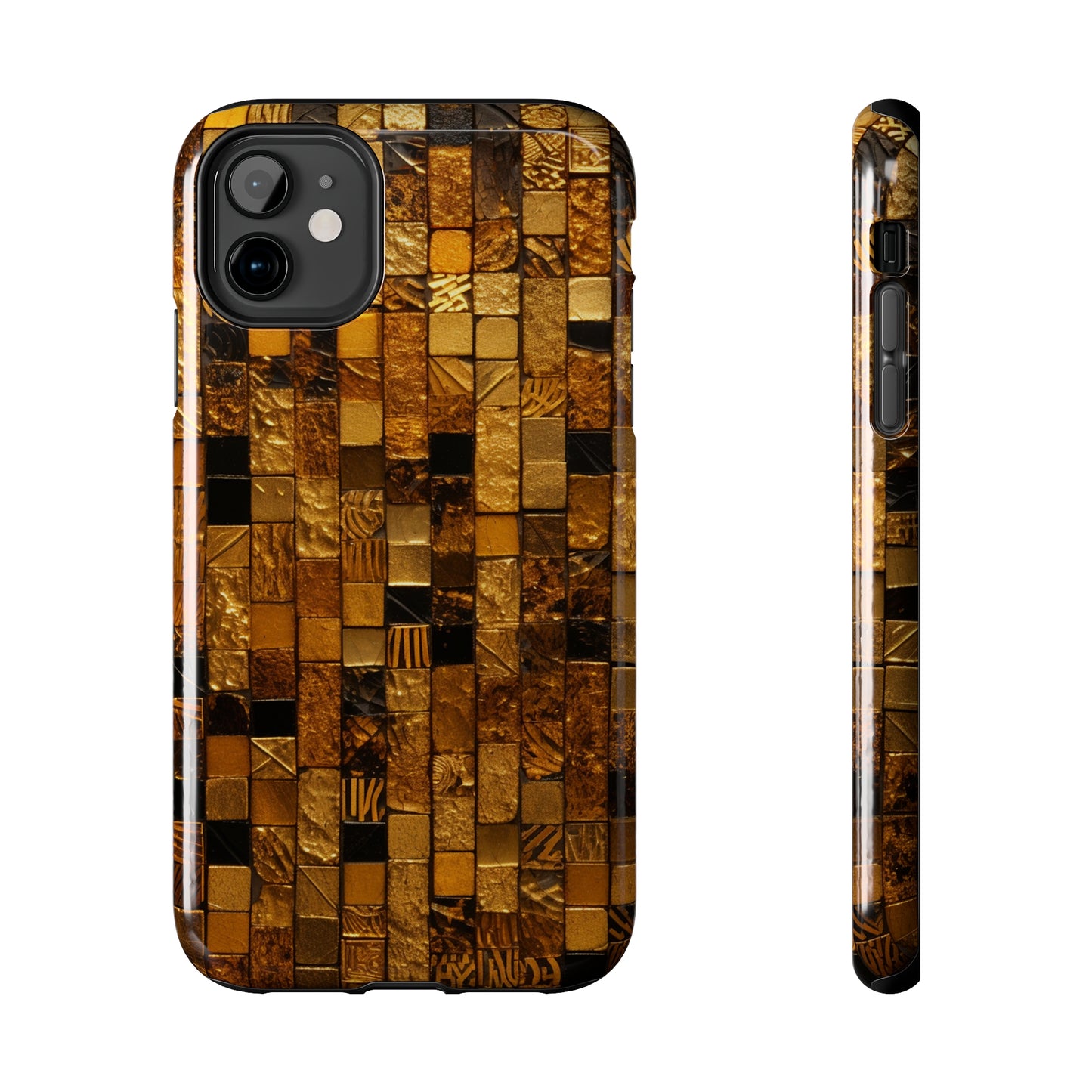 Golden Tile iPhone Case | Add Glamour and Elegance to Your Device