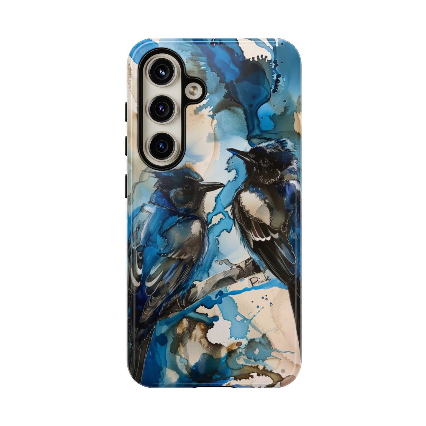 Blue Bird Watercolor Phone Case