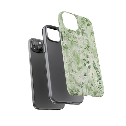 Floral Sage Green Wildflower Phone Case