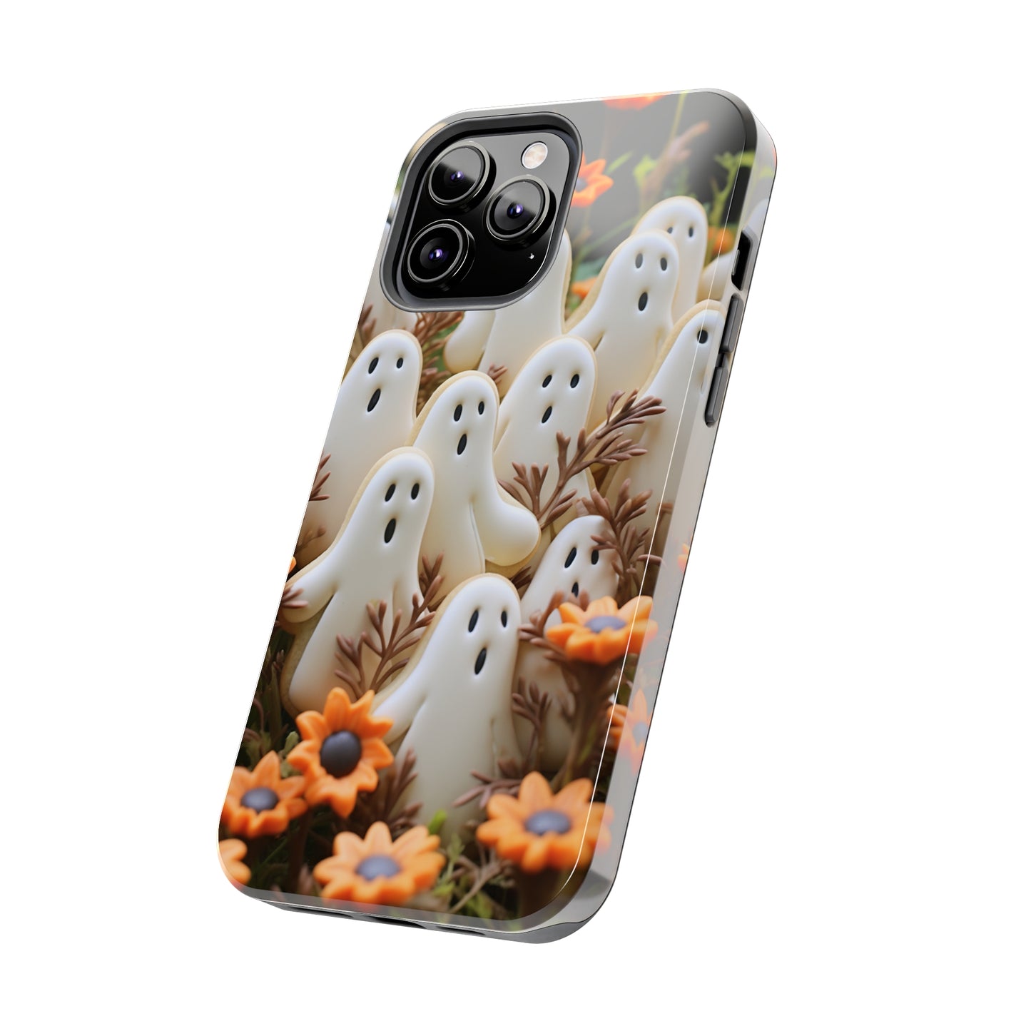 Sweet Spook: Cute Halloween Cookie Ghost | Adorable & Festive Accessory for iPhone Models 11 through 14 Pro Max