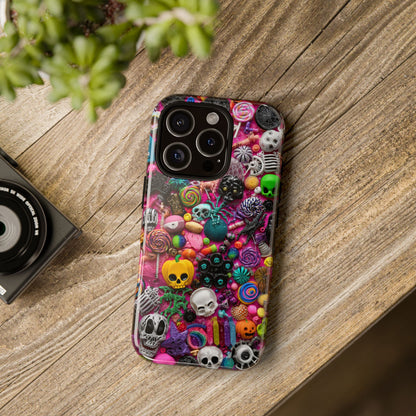 Spooky Phone Case, Candy Gothic Alt Punk Junk