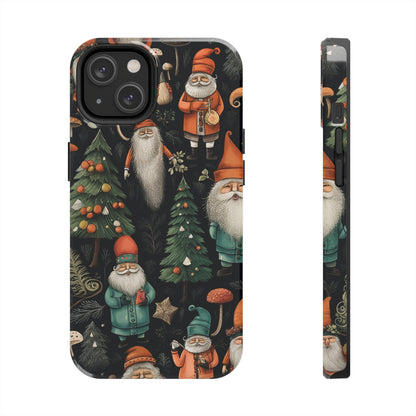 Vintage Santa Magic Mushroom Christmas Phone Case