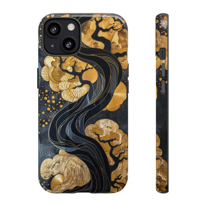 Gold and Silver Tree of Life Design Phone Case