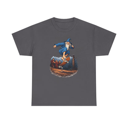 Wizard Skateboarding Fantasy T Shirt Magical Street Style Tee