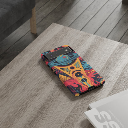 Cosmic Journey Space and Time Phone Case