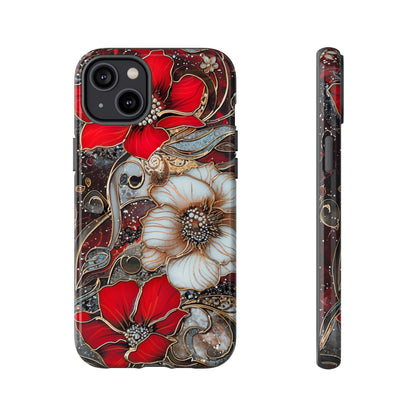 Stained Glass Floral Paisley Explosion Phone Case