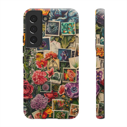 Vintage Floral Stamps Phone Case