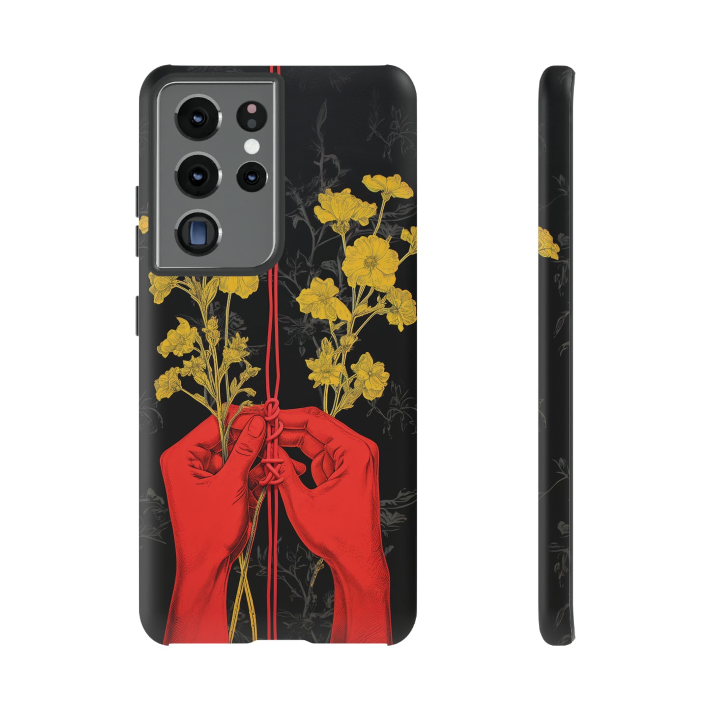 We Are All Connected Floral Phone Case