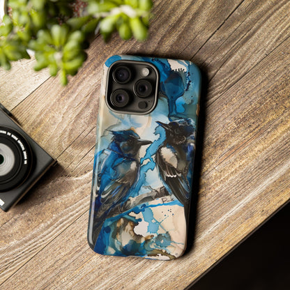 Blue Bird Watercolor Phone Case