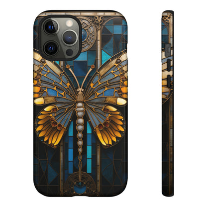 Stained Glass iPhone Butterfly Floral Aesthetic Art Nouveau