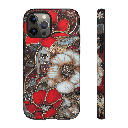 Stained Glass Floral Paisley Explosion Phone Case