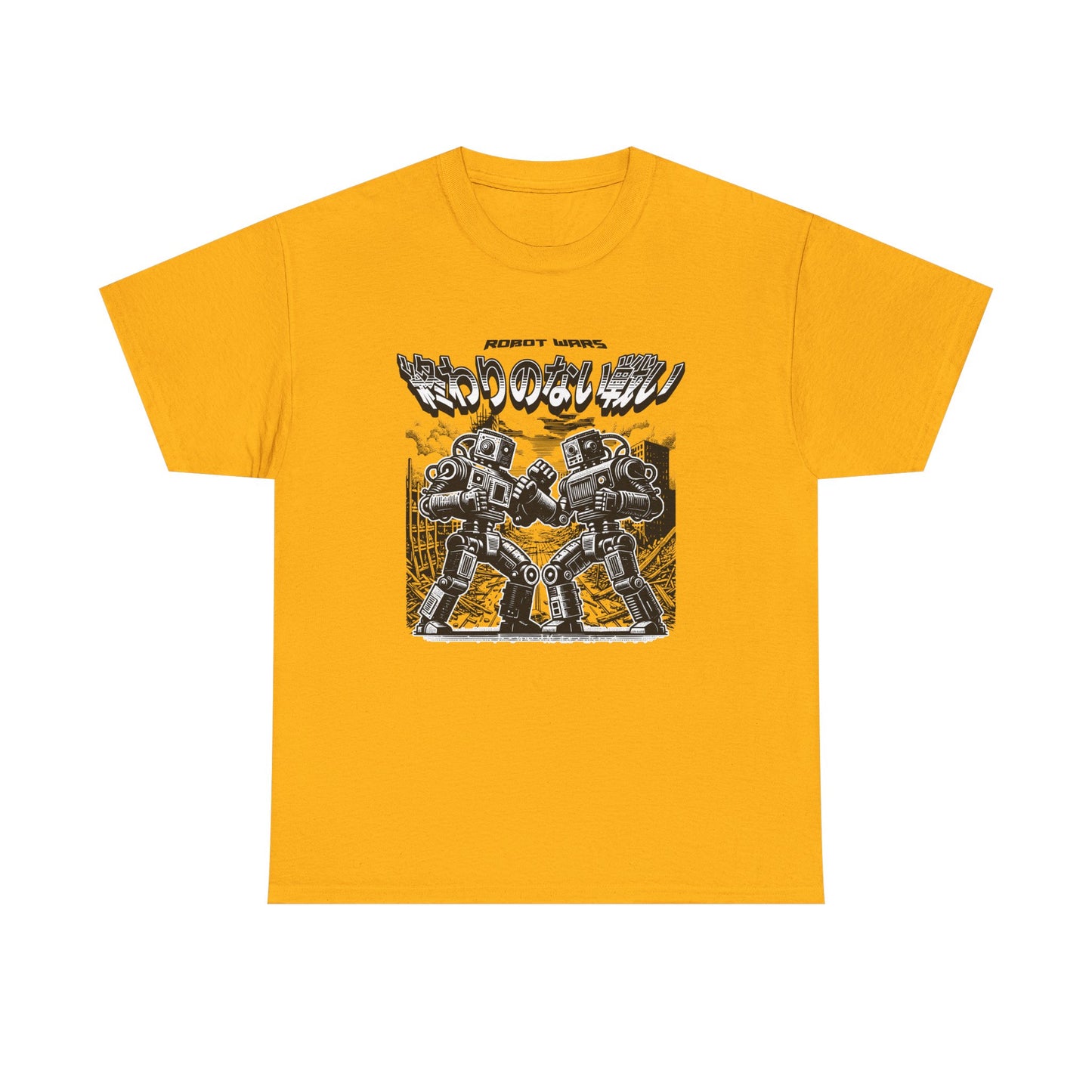 gen x sci fi robot warfare tee