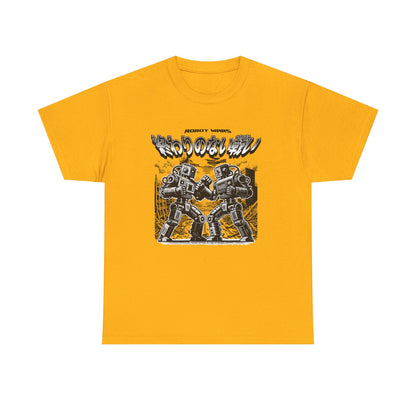 gen x sci fi robot warfare tee