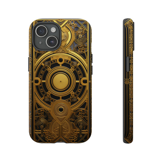 Gold mandala phone case