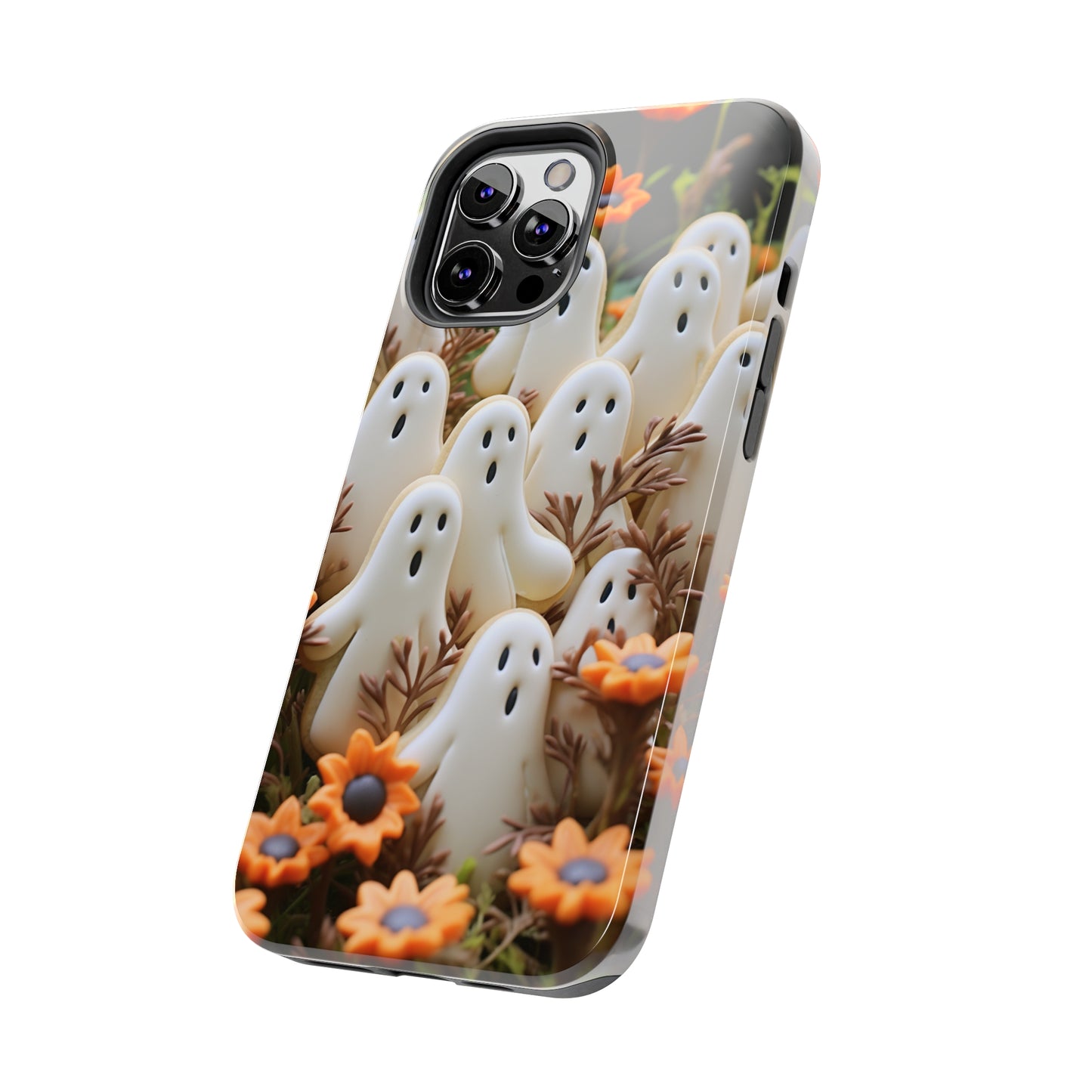 Sweet Spook: Cute Halloween Cookie Ghost | Adorable & Festive Accessory for iPhone Models 11 through 14 Pro Max