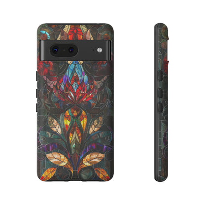 Art Deco Stained Glass floral Phone Case