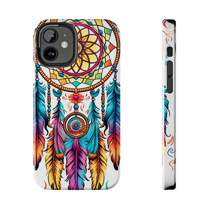 Psychedelic Native American Dreamcatcher iPhone Case | Fusion of Art and Cultural Heritage