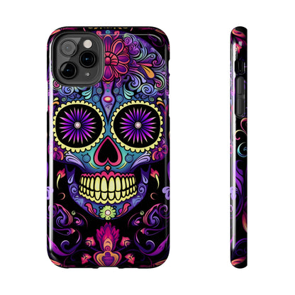 Sugar Skull iPhone Case | Dia de los Muertos Tough Case for iPhone 11, 12, 13