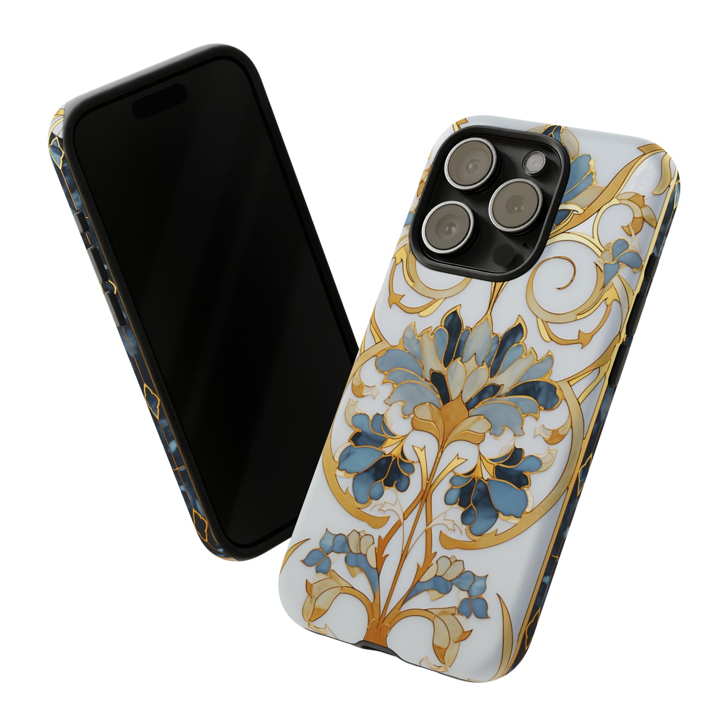 Art Deco Floral Gold