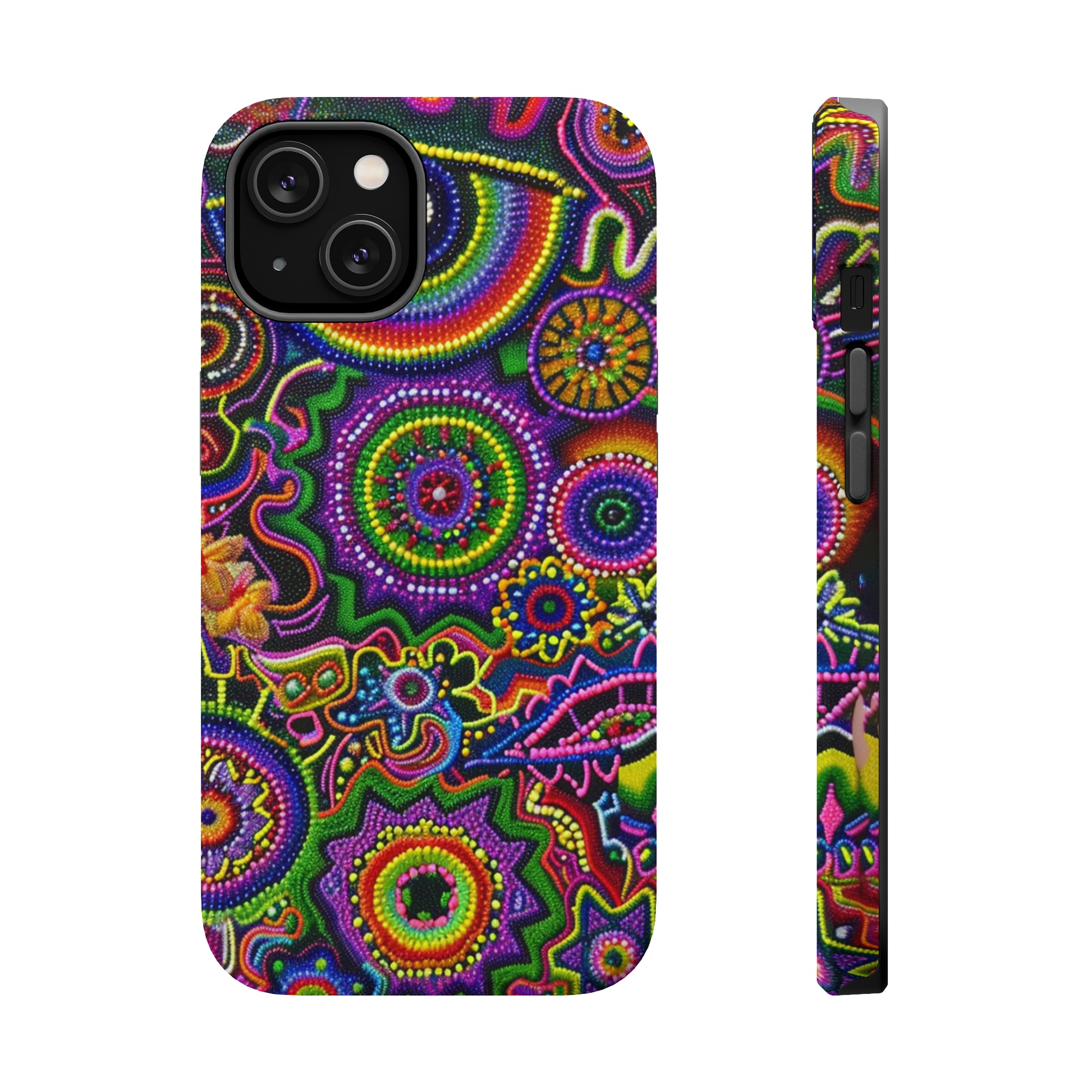 Colorful psychedelic case for iPhone 13 Plus