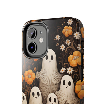 Ghostly Greetings: "Boo Trick or Treat" | Spooky Halloween Spirits iPhone Case