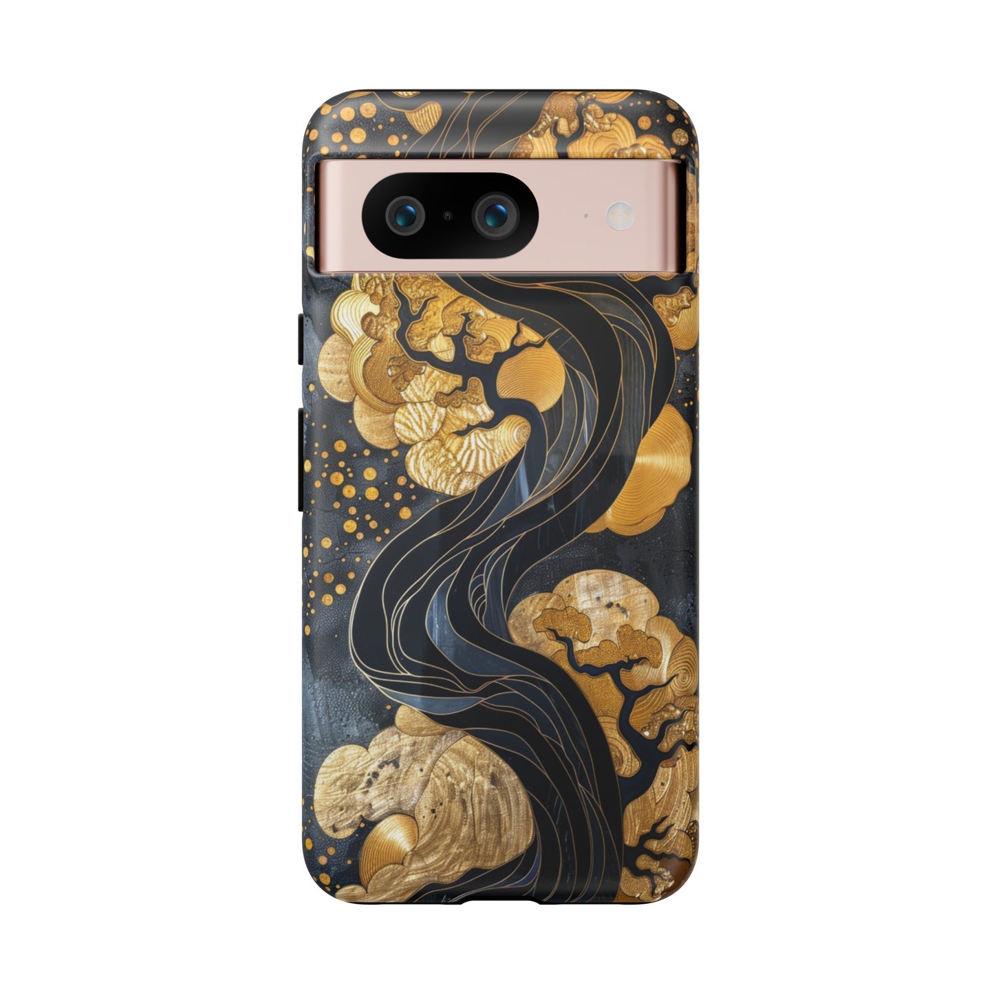 Gold and Silver Tree of Life Design Phone Case