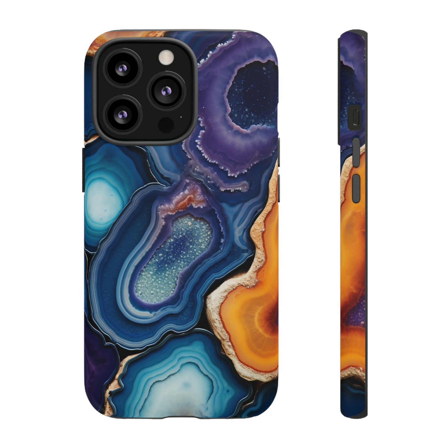 Agate Slice Geode Elegance: Natural Beauty Phone Case