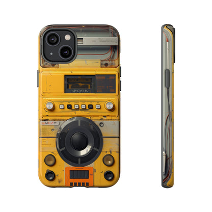 Cyberpunk Techno Gadget Walkman: Premium Phone Tough Case for iPhone, Samsung Galaxy, and Google Pixel