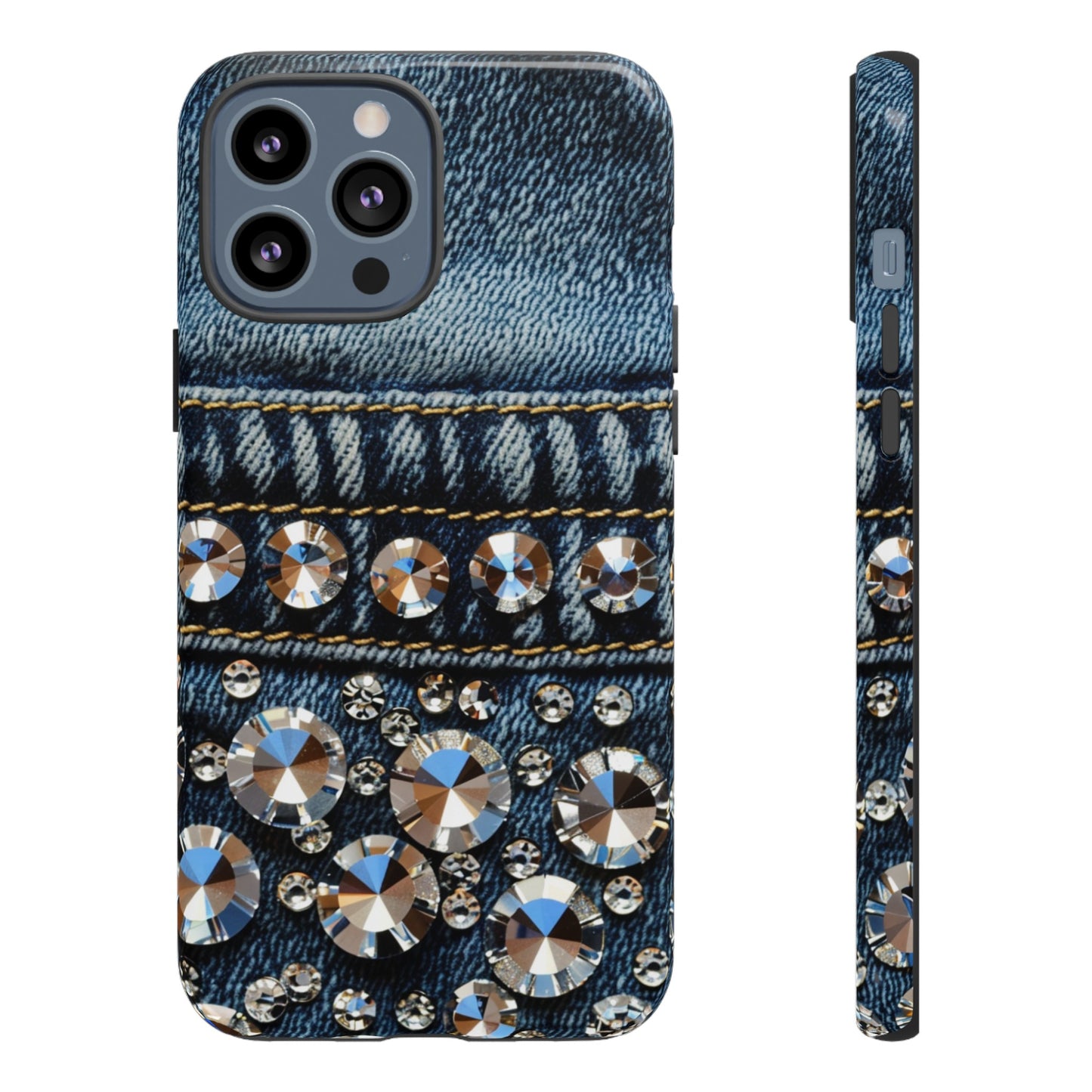 Blue Jean Queen Rhinestone Bling Phone Case