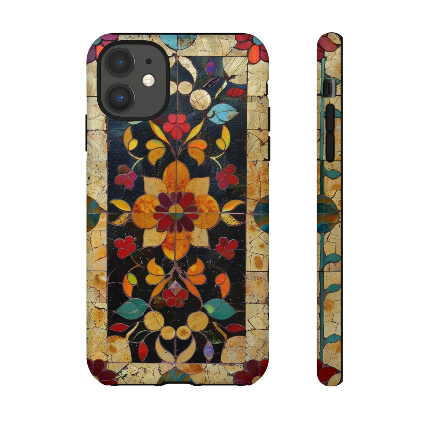 Azulejo Porcelain Vintage Tile Mediterranean Design Phone Case