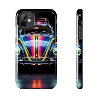 iPhone Case | Colorful Journeys: Psychedelic VW Bug iPhone Tough Case