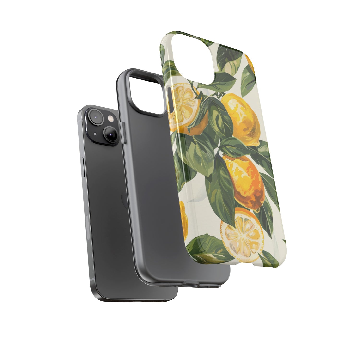 Yellow Lemon Italian  Painting iPhone 13 Case