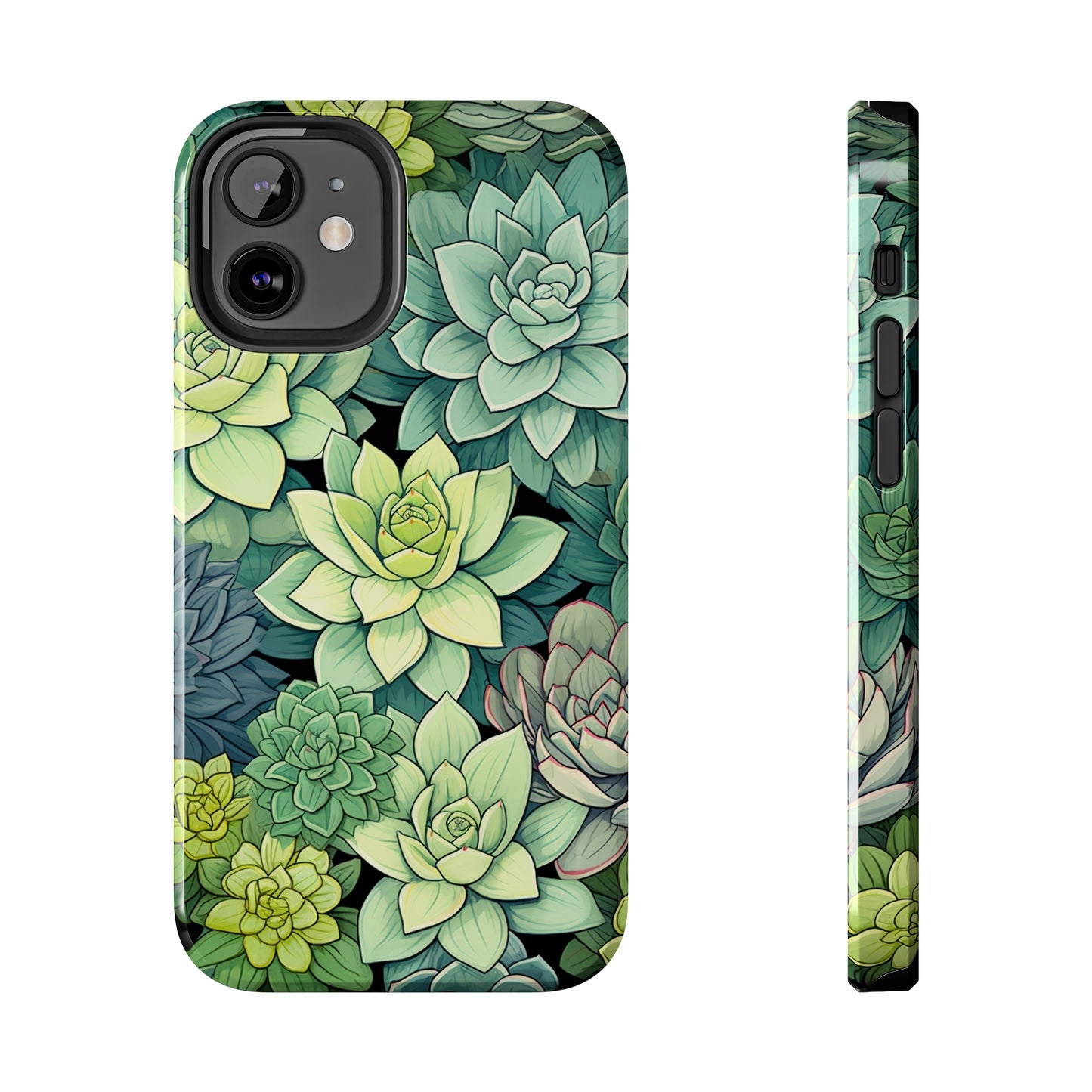 Succulent Desert Cactus Floral iPhone Case | Embrace the Beauty of Arid Elegance