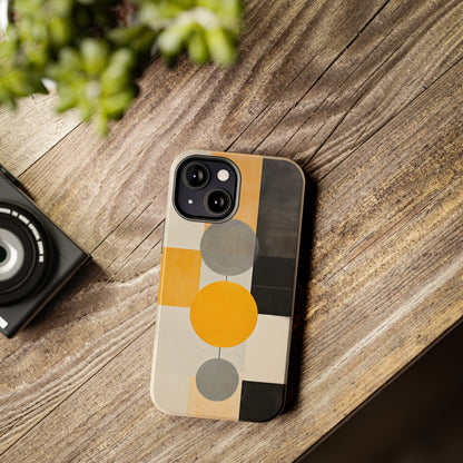 Atomic Era Meets Modern: Mid-Century Art Atomic Design Tough Case for iPhone