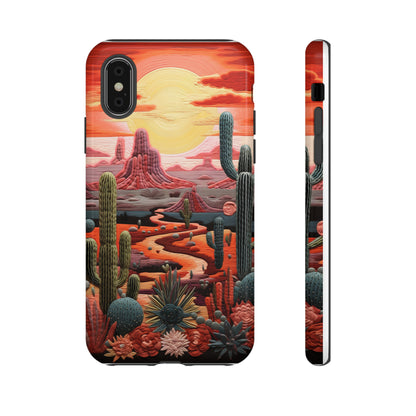 Cactus Desert Sunset Phone Case