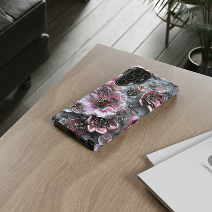 Coquette Aesthetic Floral Art iPhone 15 Case