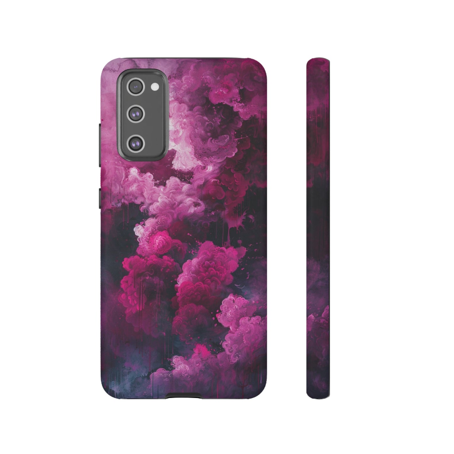 Magenta and Blue Color Explosion Phone Case