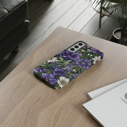 Floral Sage Purple Wildflower Phone Case