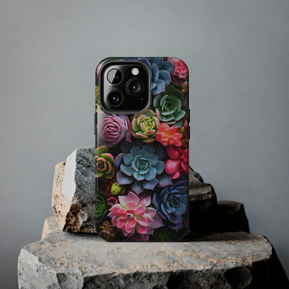 Succulent Desert Cactus Floral iPhone Case | Embrace the Beauty of Arid Elegance