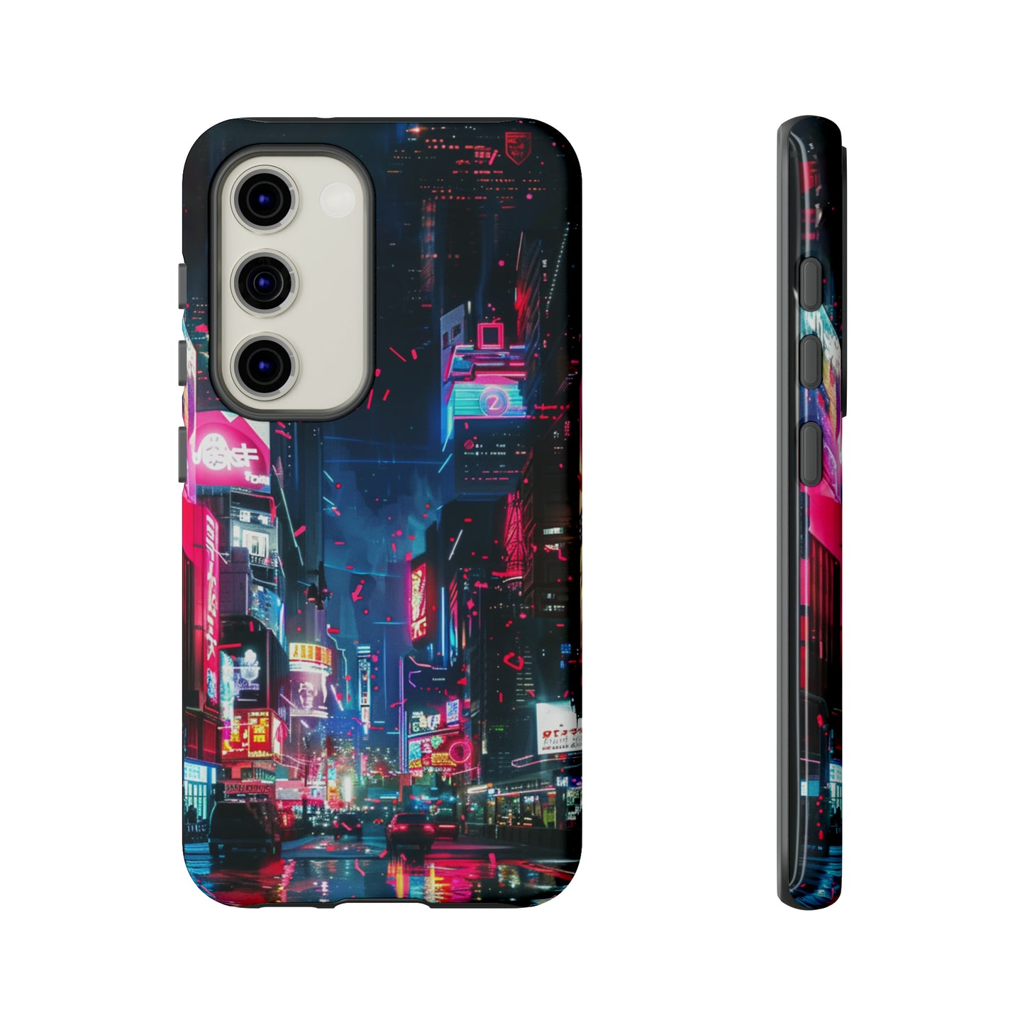 Cyberpunk Tokyo Cityscape Phone Case