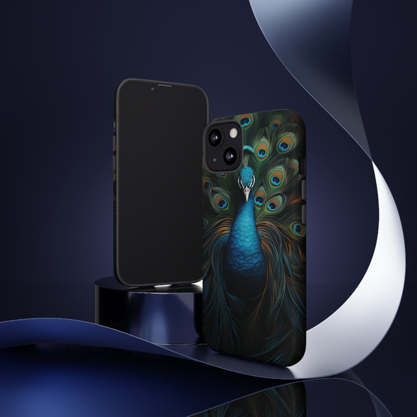 Peacock Feathers iPhone Case - A Timeless Symbol of Elegance for Google Pixel, iPhone, and Samsung Cases